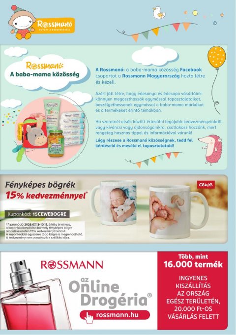 ROSSMANNÓ akciós újság