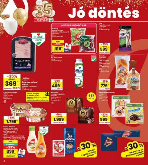 INTERSPAR akciós újság
