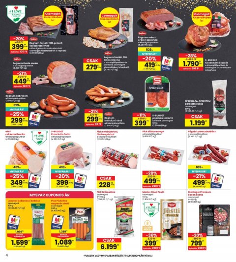 INTERSPAR akciós újság