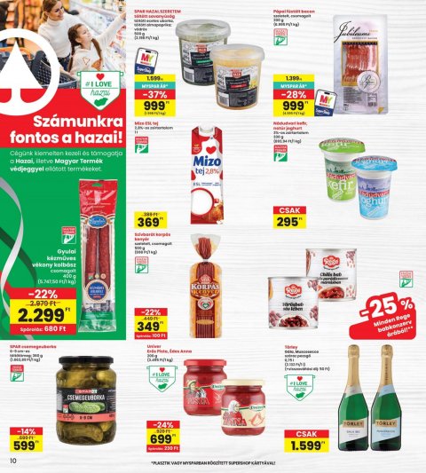 INTERSPAR akciós újság