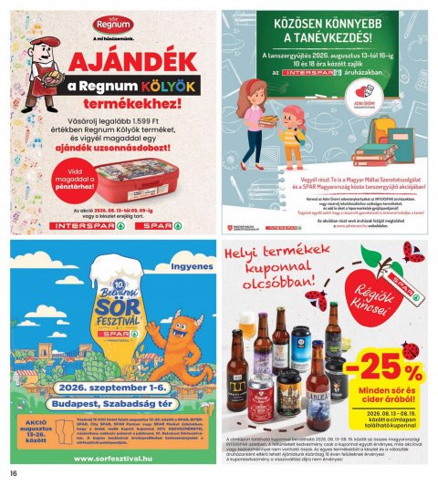 INTERSPAR akciós újság