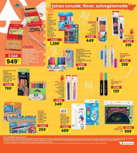 INTERSPAR Iskola akciós újság