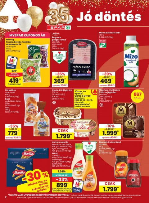 SPAR akciós újság