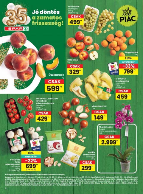SPAR akciós újság
