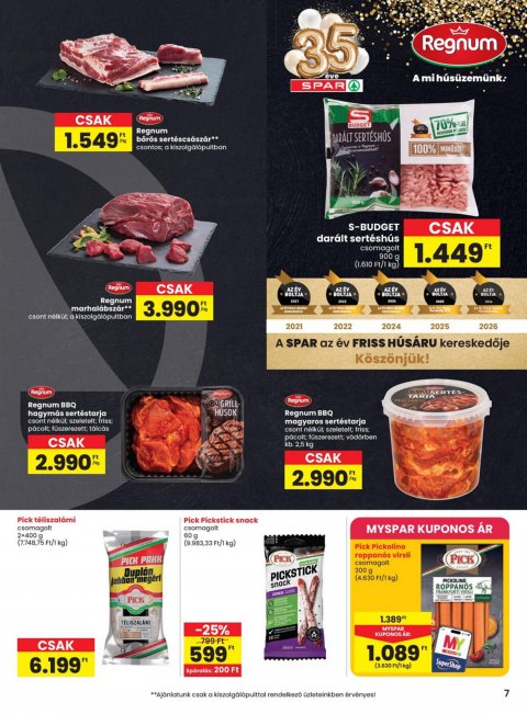 SPAR akciós újság