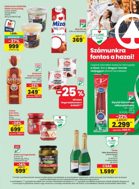 SPAR akciós újság
