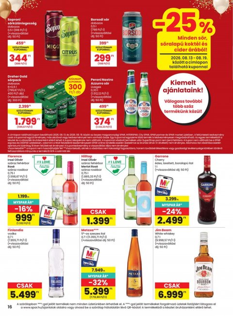 SPAR akciós újság