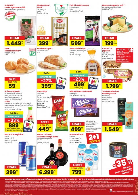 SPAR Market és City Spar akciós újság