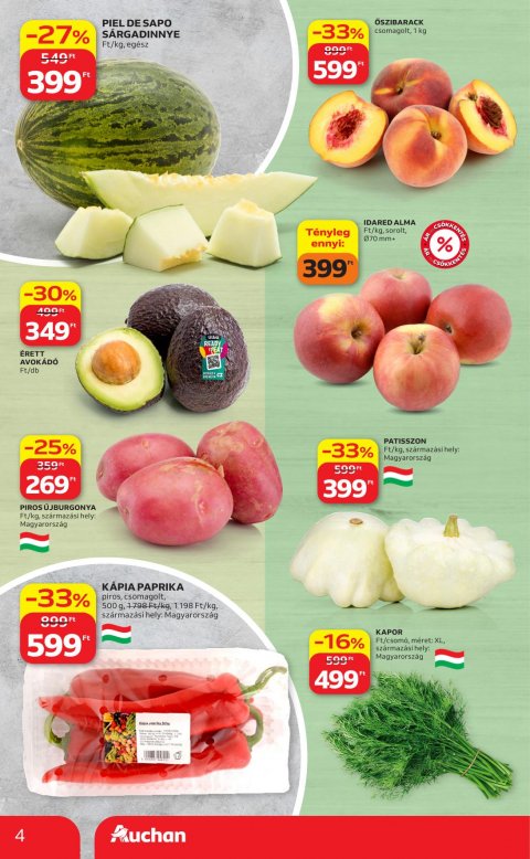 AUCHAN Hipermarket akciós újság