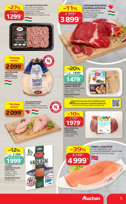 AUCHAN Hipermarket akciós újság