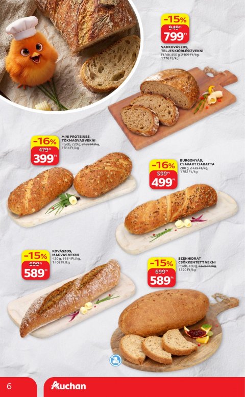 AUCHAN Hipermarket akciós újság