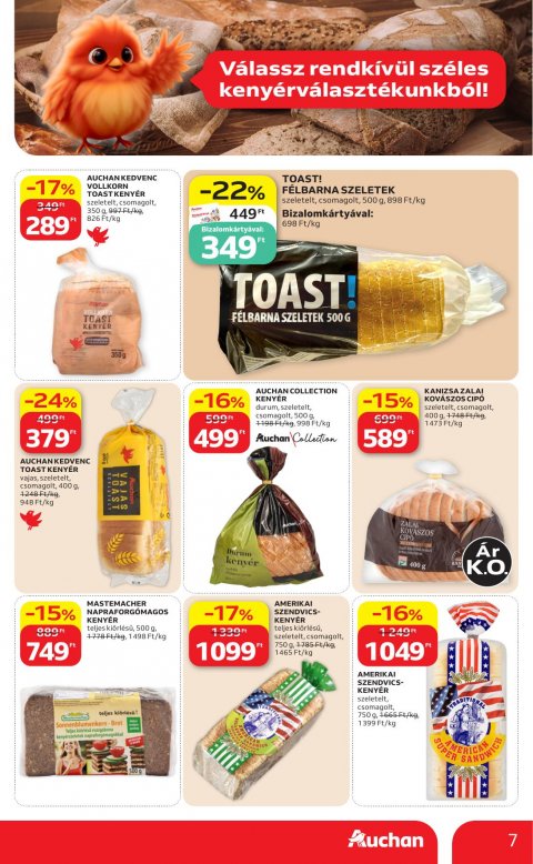 AUCHAN Hipermarket akciós újság