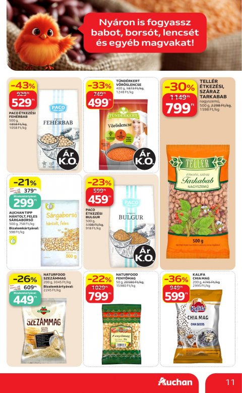 AUCHAN Hipermarket akciós újság