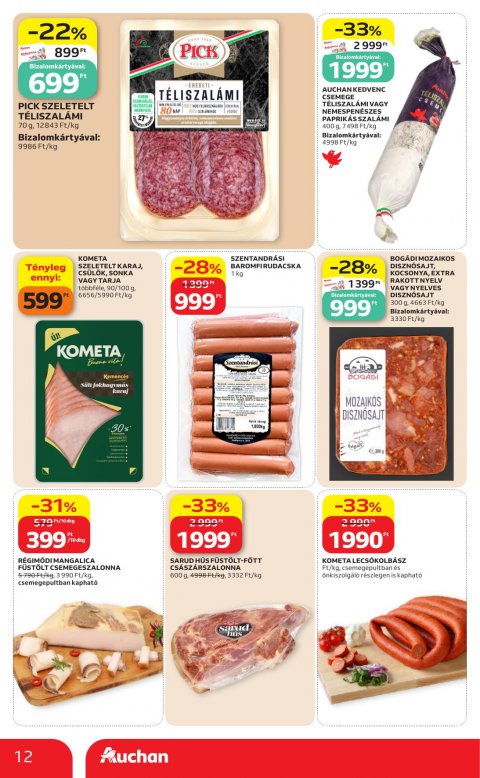 AUCHAN Hipermarket akciós újság