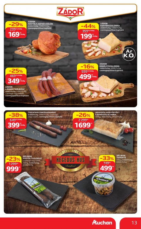 AUCHAN Hipermarket akciós újság