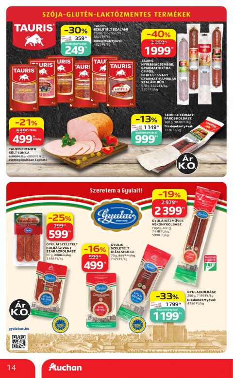 AUCHAN Hipermarket akciós újság