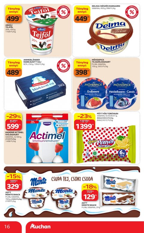 AUCHAN Hipermarket akciós újság