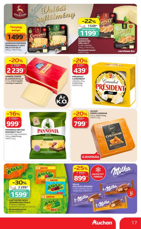AUCHAN Hipermarket akciós újság