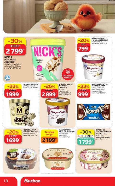 AUCHAN Hipermarket akciós újság