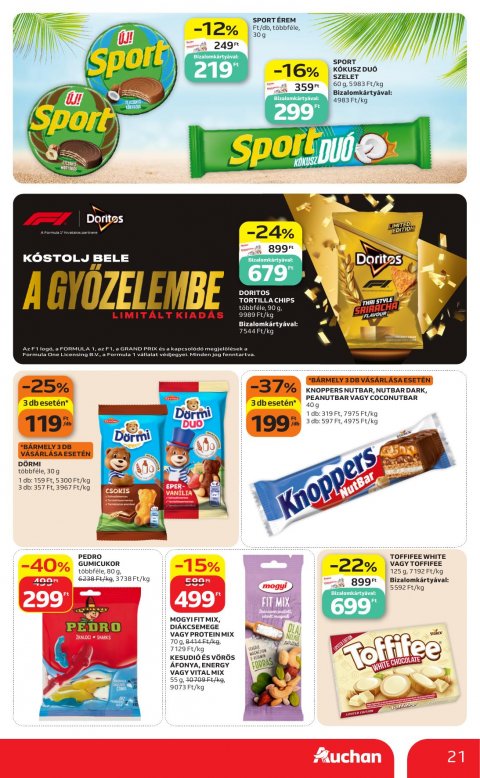 AUCHAN Hipermarket akciós újság