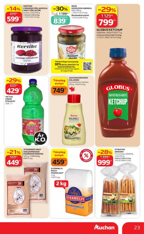 AUCHAN Hipermarket akciós újság