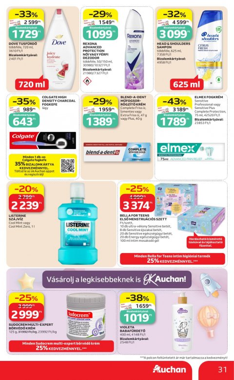 AUCHAN Hipermarket akciós újság