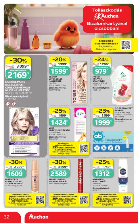 AUCHAN Hipermarket akciós újság