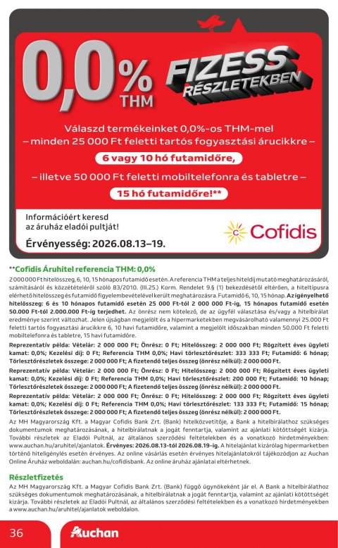 AUCHAN Hipermarket akciós újság
