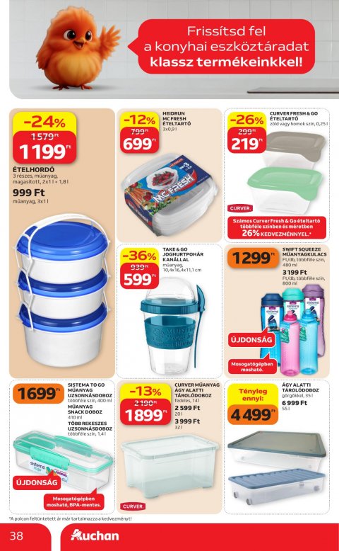 AUCHAN Hipermarket akciós újság
