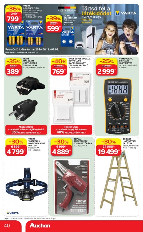 AUCHAN Hipermarket akciós újság