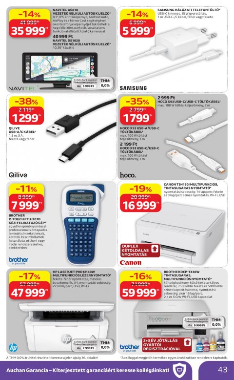AUCHAN Hipermarket akciós újság