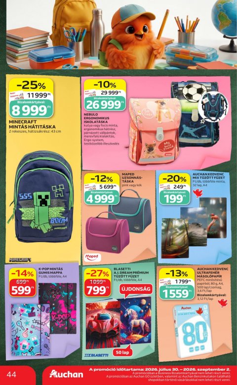 AUCHAN Hipermarket akciós újság