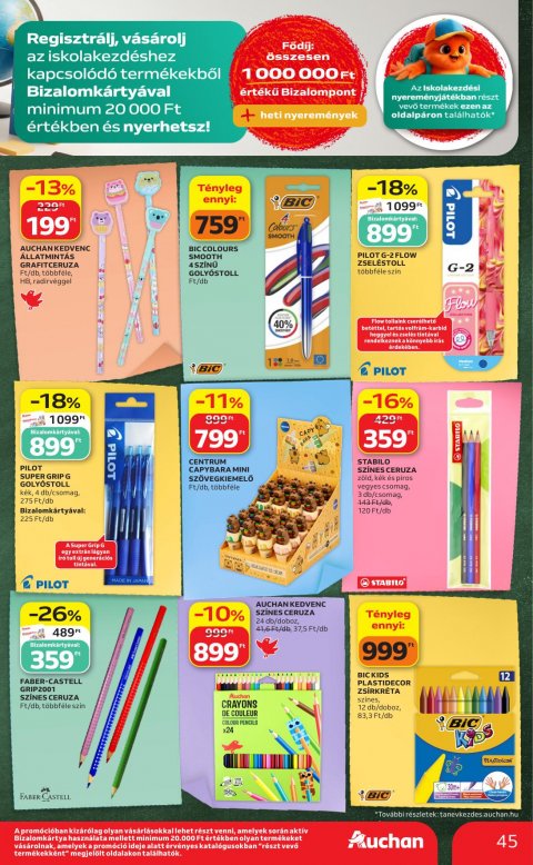 AUCHAN Hipermarket akciós újság