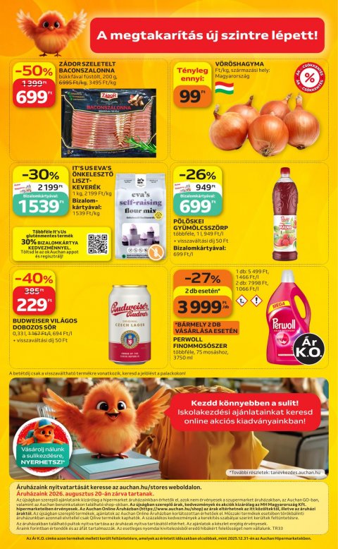 AUCHAN Hipermarket akciós újság