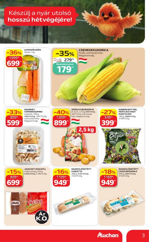 AUCHAN Hipermarket Grill akciós újság