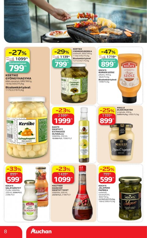 AUCHAN Hipermarket Grill akciós újság