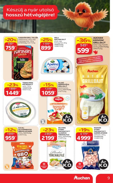 AUCHAN Hipermarket Grill akciós újság