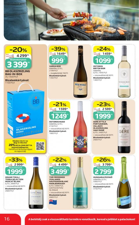 AUCHAN Hipermarket Grill akciós újság