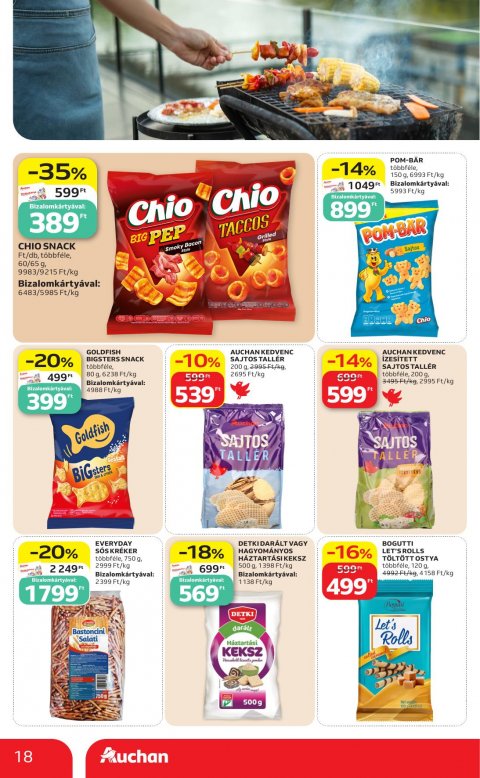 AUCHAN Hipermarket Grill akciós újság