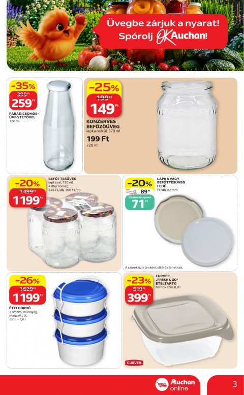 AUCHAN Szupermarket akciós újság