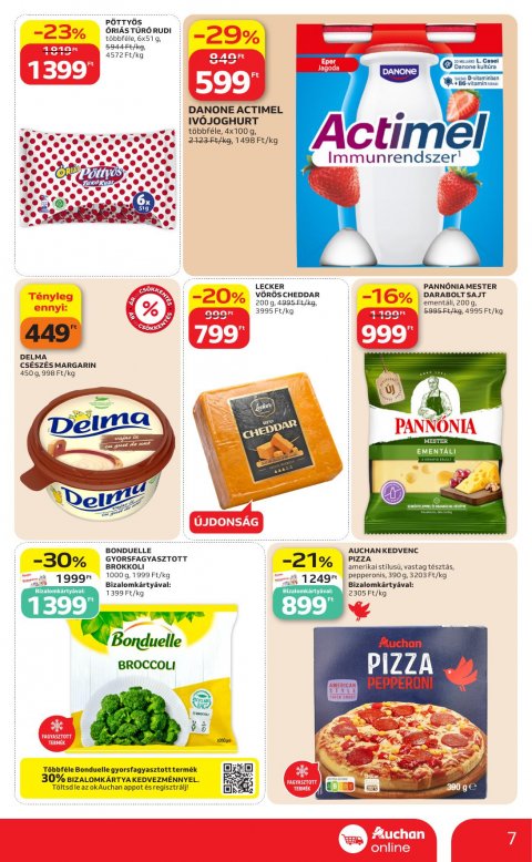 AUCHAN Szupermarket akciós újság
