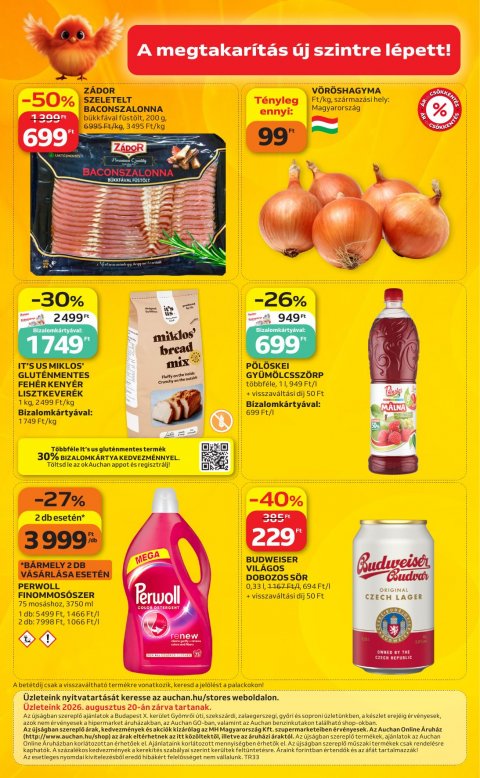 AUCHAN Szupermarket akciós újság
