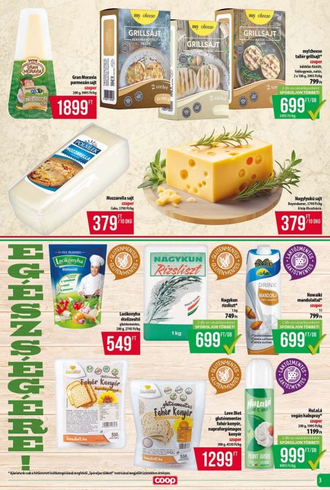 COOP Tisza akciós újság