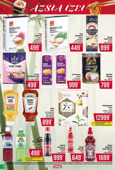 COOP Tisza akciós újság