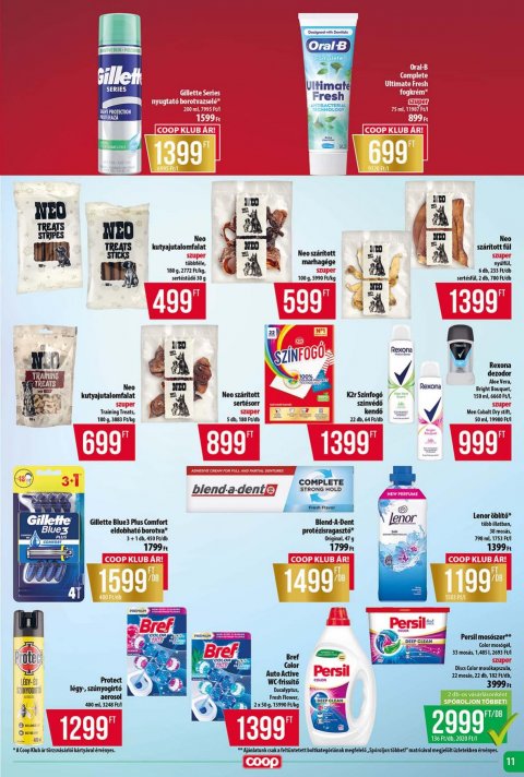 COOP Tisza akciós újság