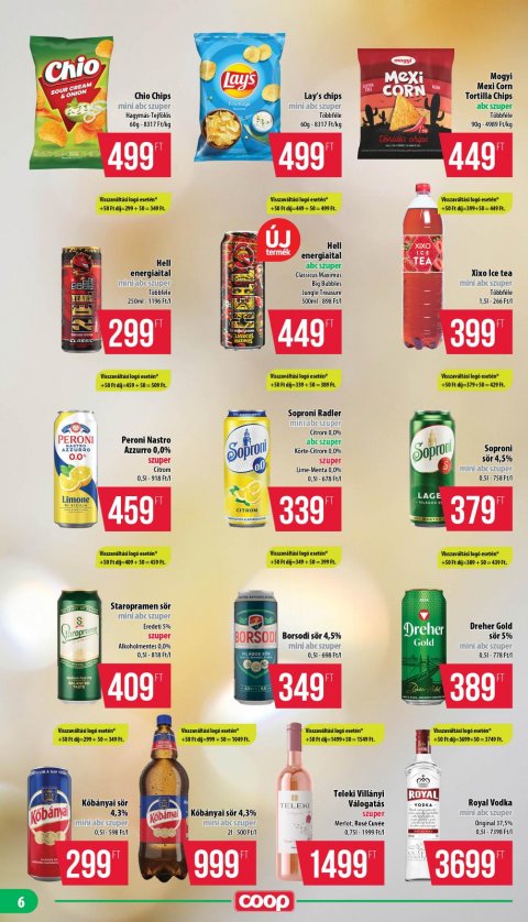 COOP Nyírzem akciós újság