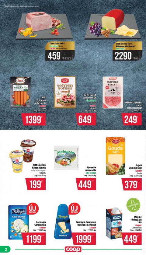COOP Mecsek akciós újság