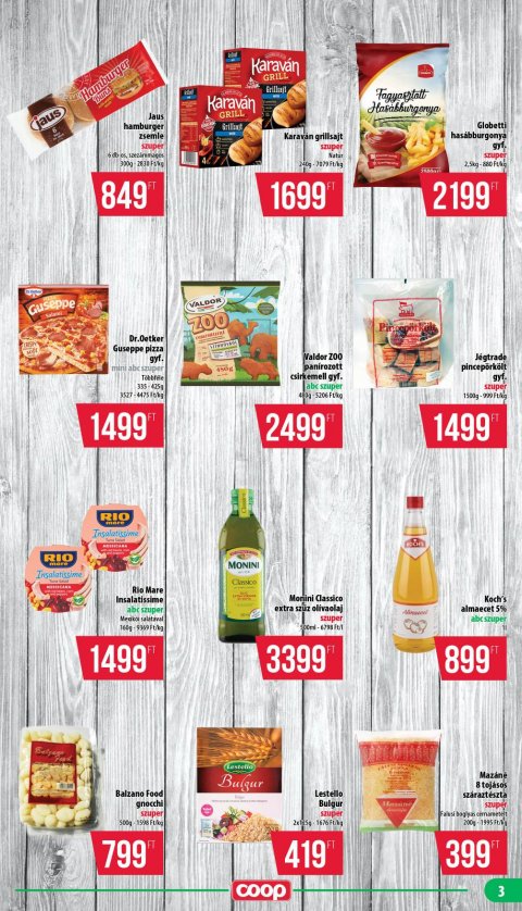 COOP Mecsek akciós újság