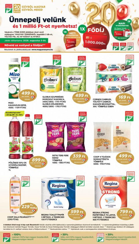 COOP Mecsek akciós újság