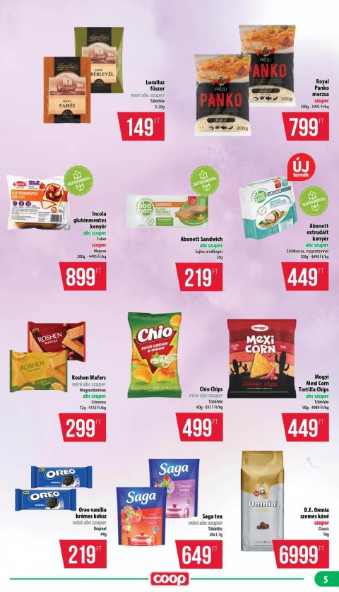 COOP Mecsek akciós újság